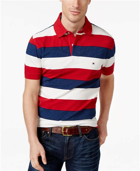 tommy hilfiger striped polo shirts.